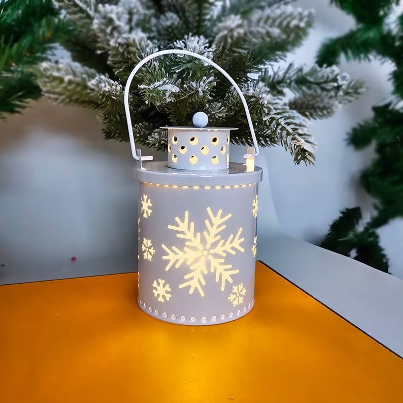 Nordic LED Christmas Lanterns – Creative Holiday Decor